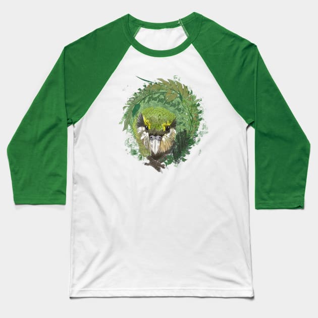 kakapo Baseball T-Shirt by SeaGalaxyBrain